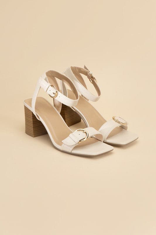 TREATY-S Buckle Sandal Heel.