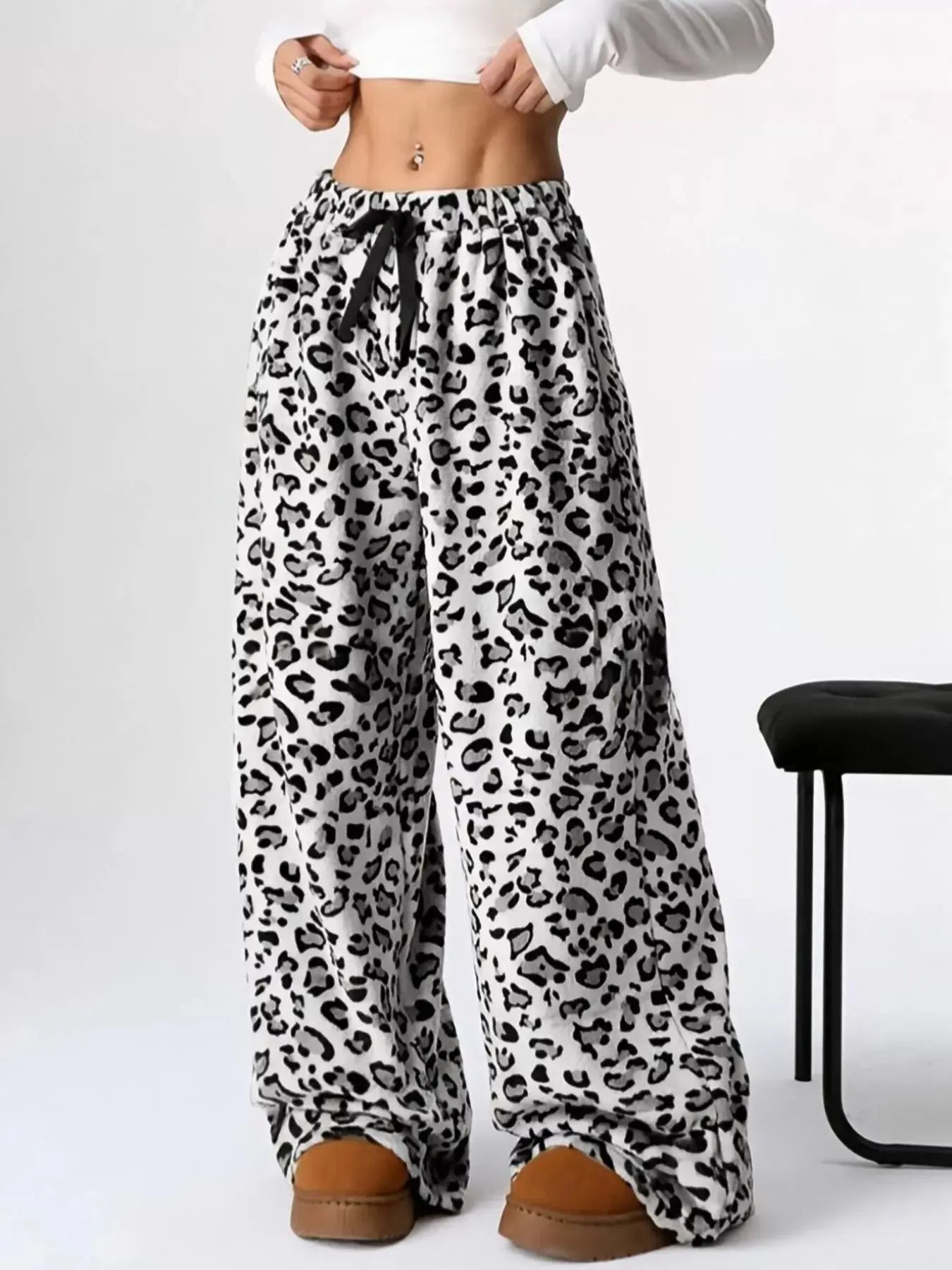 Drawstring Wide Leg Pants Simply Love