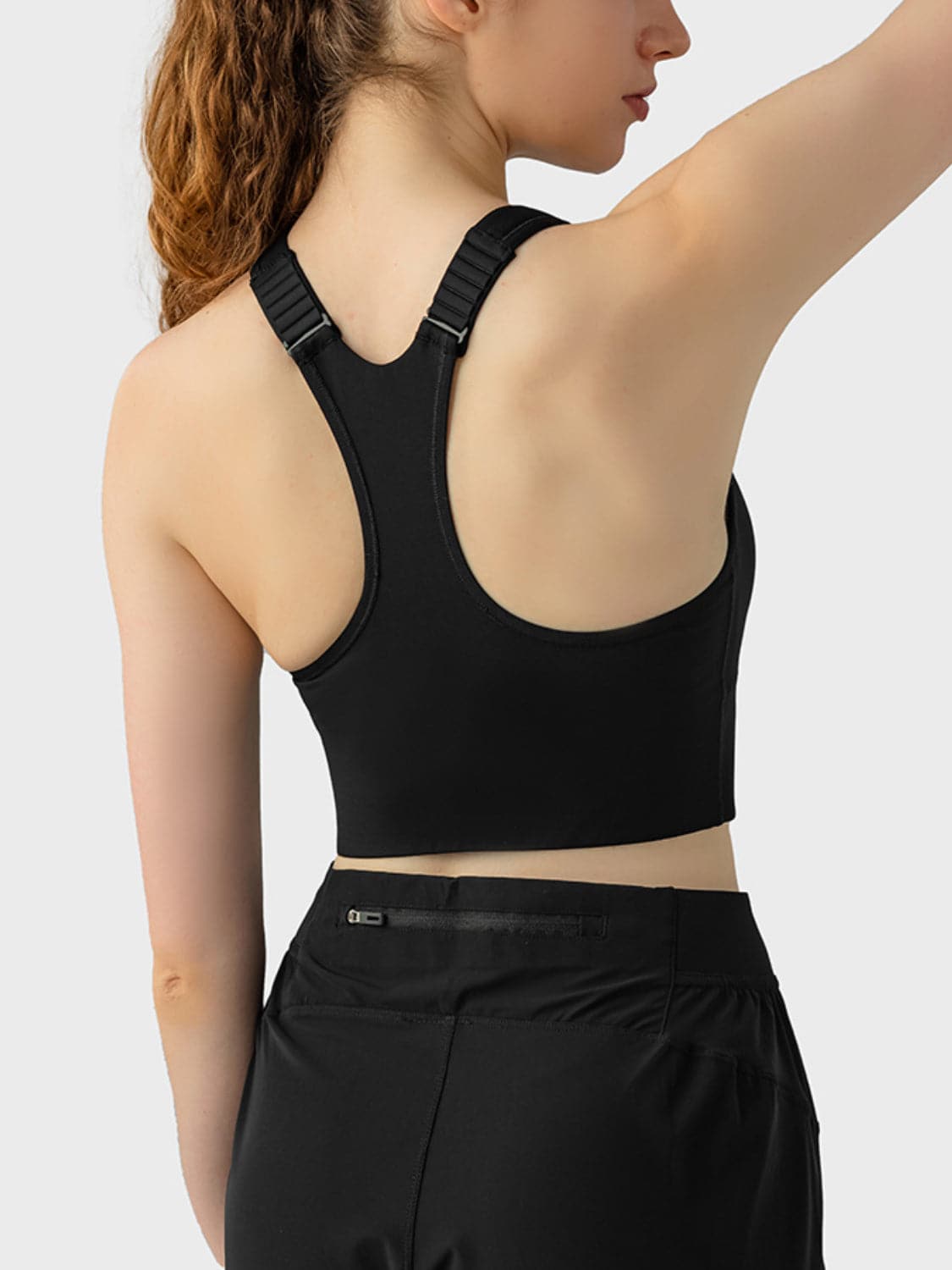 Wide Strap Sport Bra.