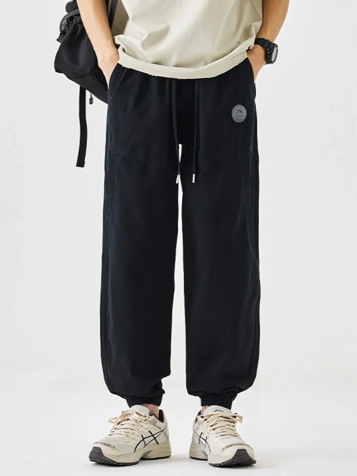 Men's Plus Size Casual Loose Fit Drawstring Pants Simply Love