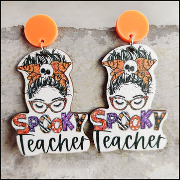 Spooktacular Halloween dangle earrings