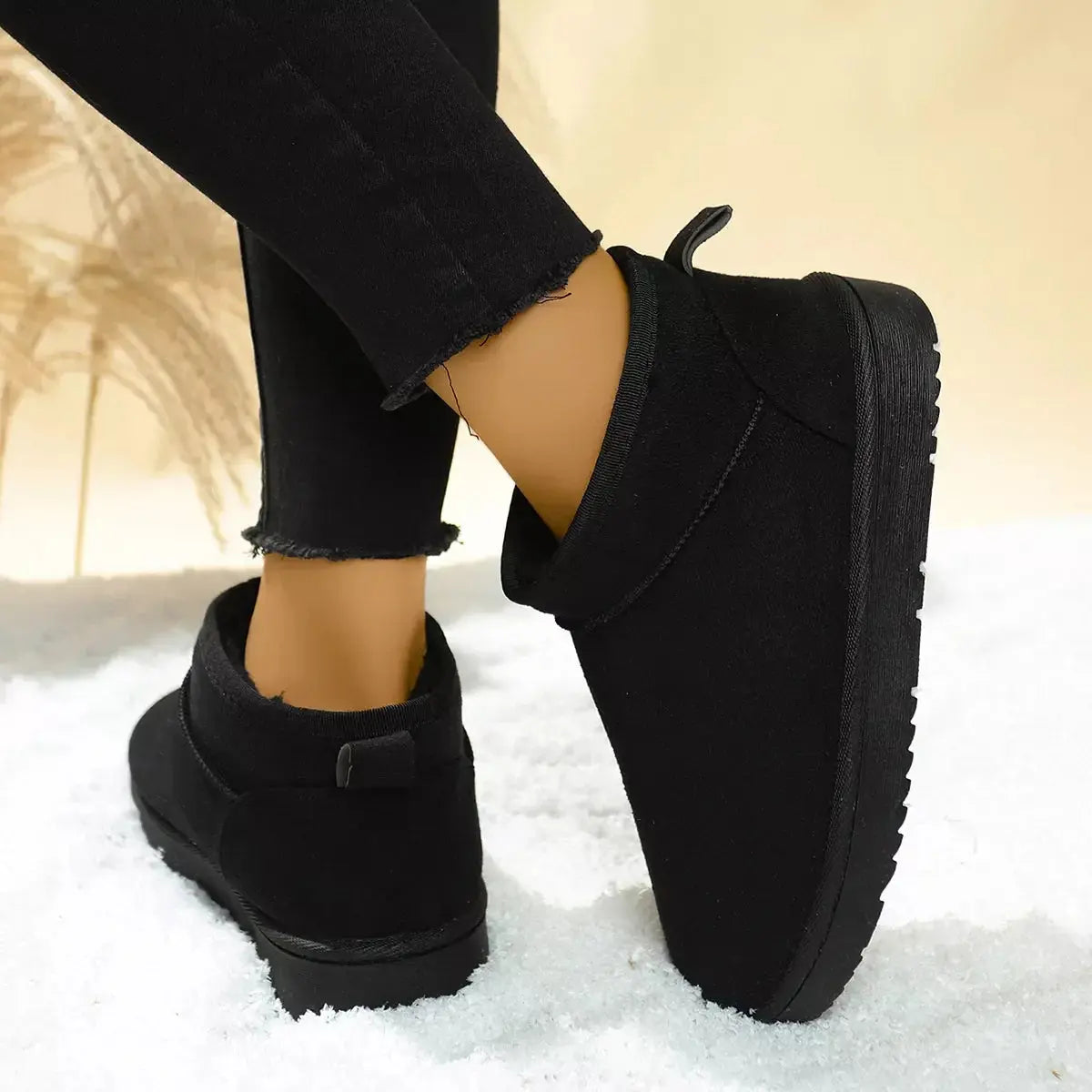 Round Toe Platform Boots Simply Love