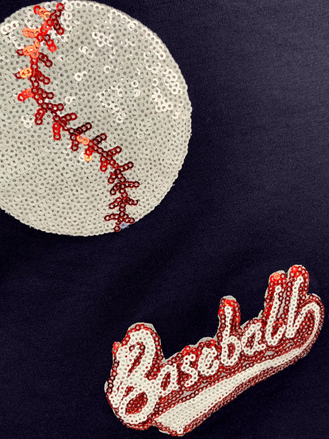 Baseball Round Neck Half Sleeve T-Shirt.