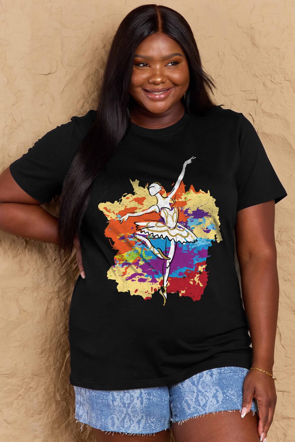 Simply Love: Ballet Dancer Cotton Tee