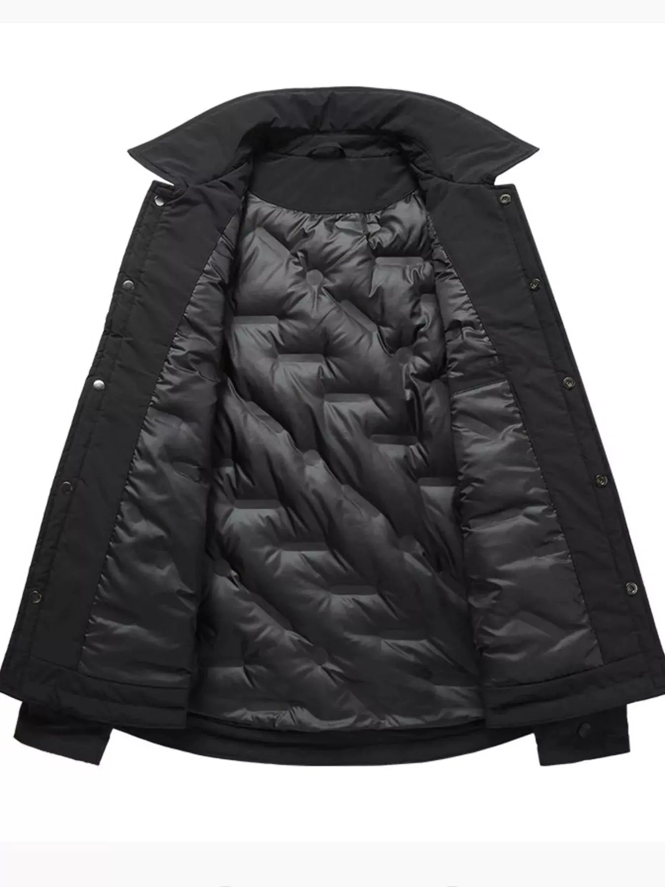 Men's Plus Size Casual Snap-Down Lightweight Jacket Simply Love