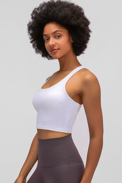 Racerback Sports Bra.