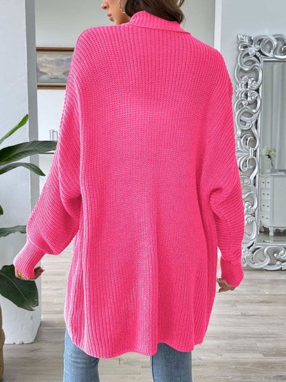 Cozy open front cardigan - 100% acrylic