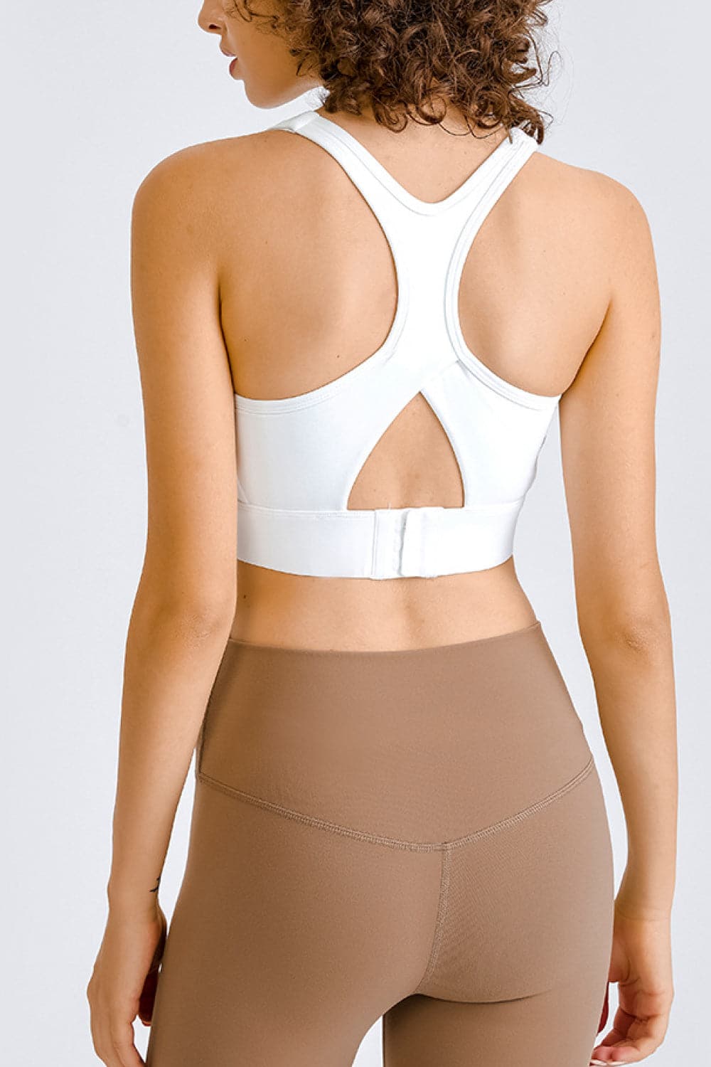 Cross Back Yoga Crop Top.