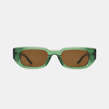 Polycarbonate Frame Rectangle Sunglasses.