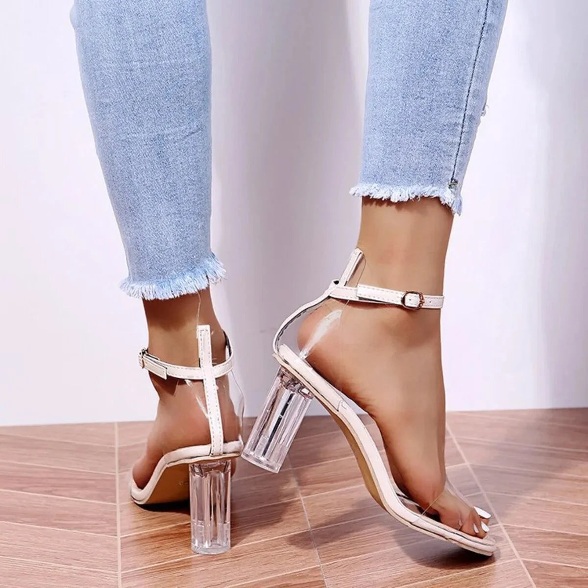 Block Heel Ankle Strap Sandals Coco’s Tee Boutique