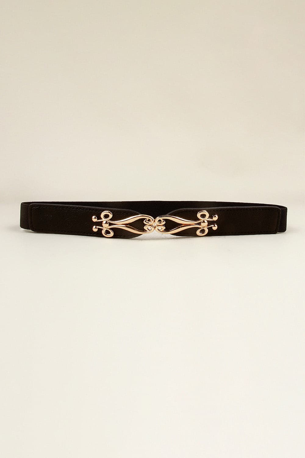 Alloy Buckle Elastic Belt.