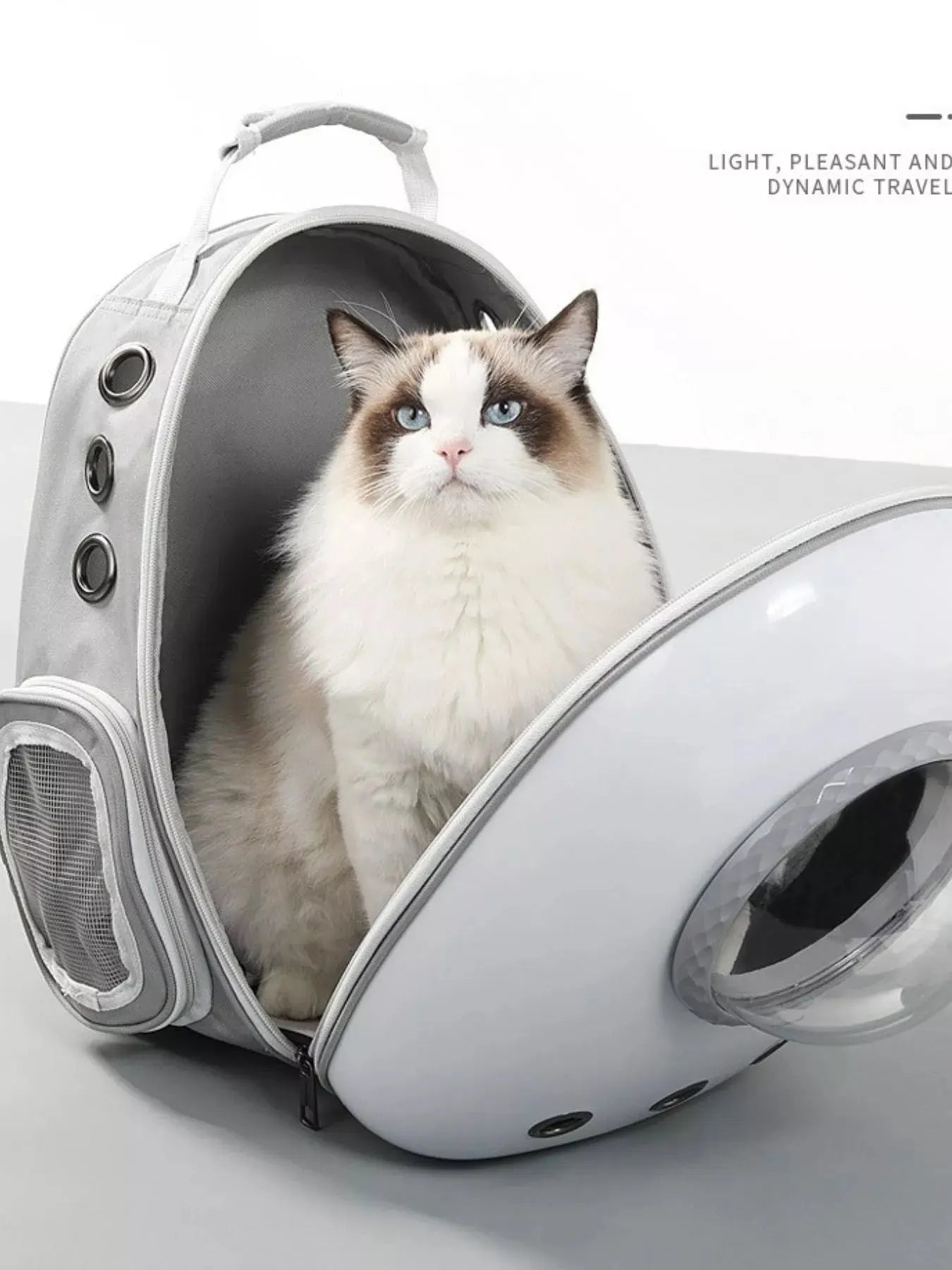 Space Capsule Transparent Pet Carrier Backpack Simply Love
