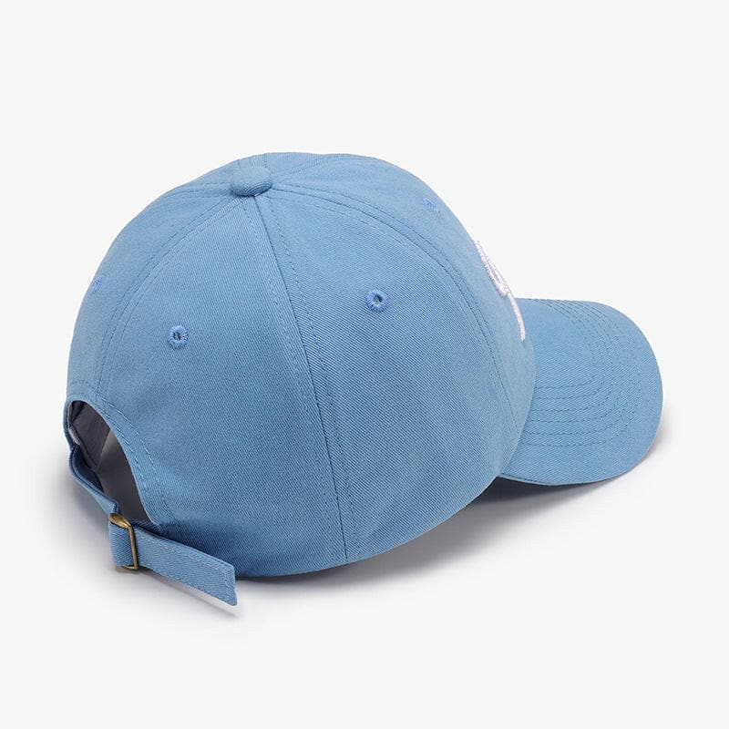 Bow Embroidered Cotton Baseball Cap.