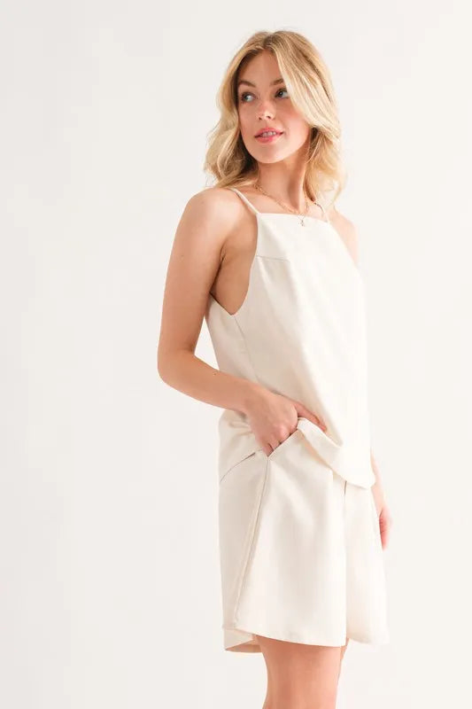 And The Why Sleeveless Basic Cami Top - Love Salve 