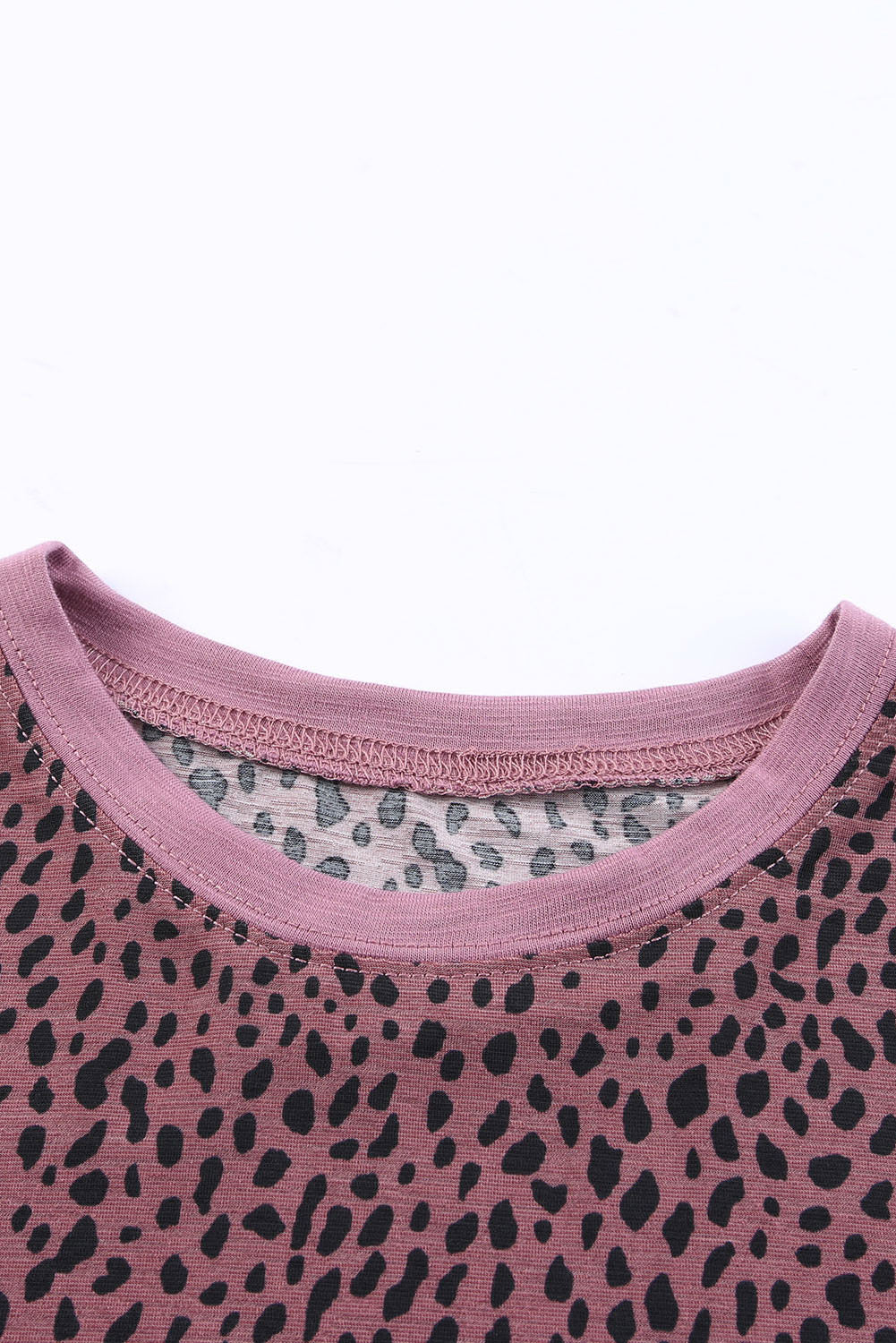 Apricot Cheetah Print Casual Crew Neck T Shirt - Product image 34 T Shirts by Divine Design4U