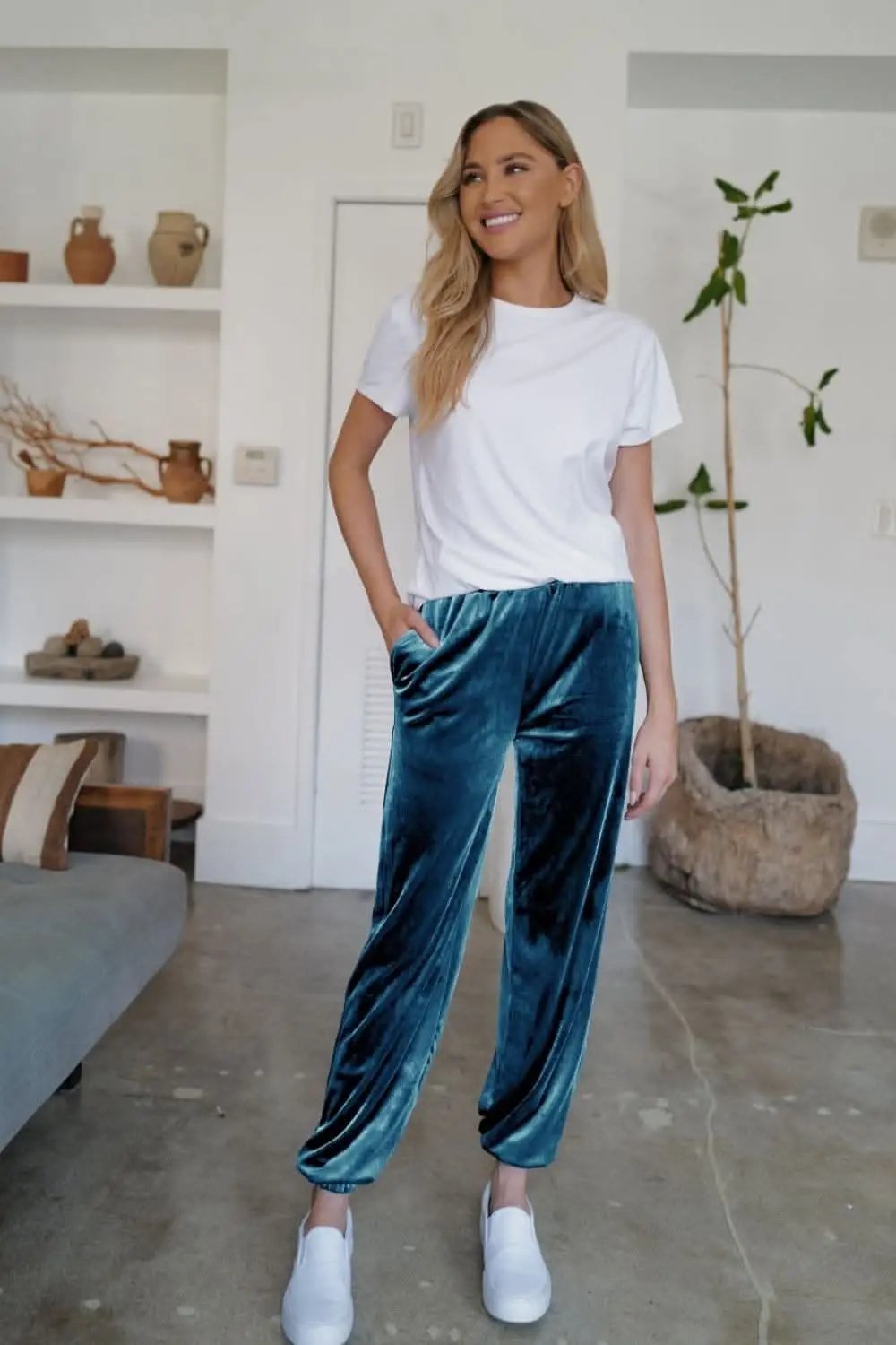 Sheer joggers with pockets - S to XL - Love Salve 