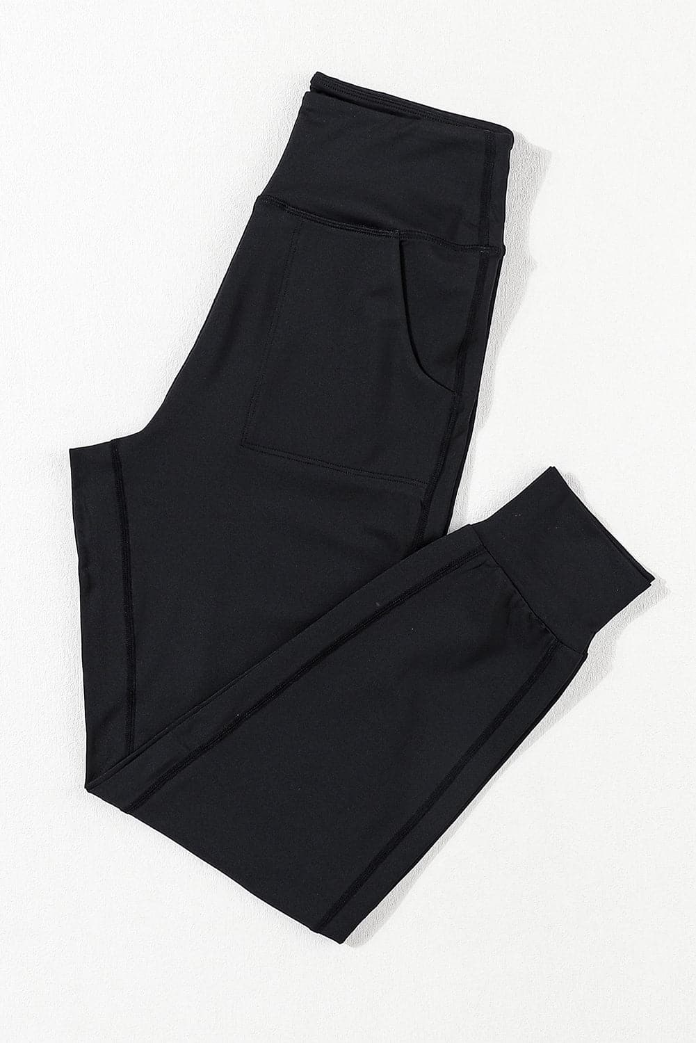 High Waist Joggers with Pockets.