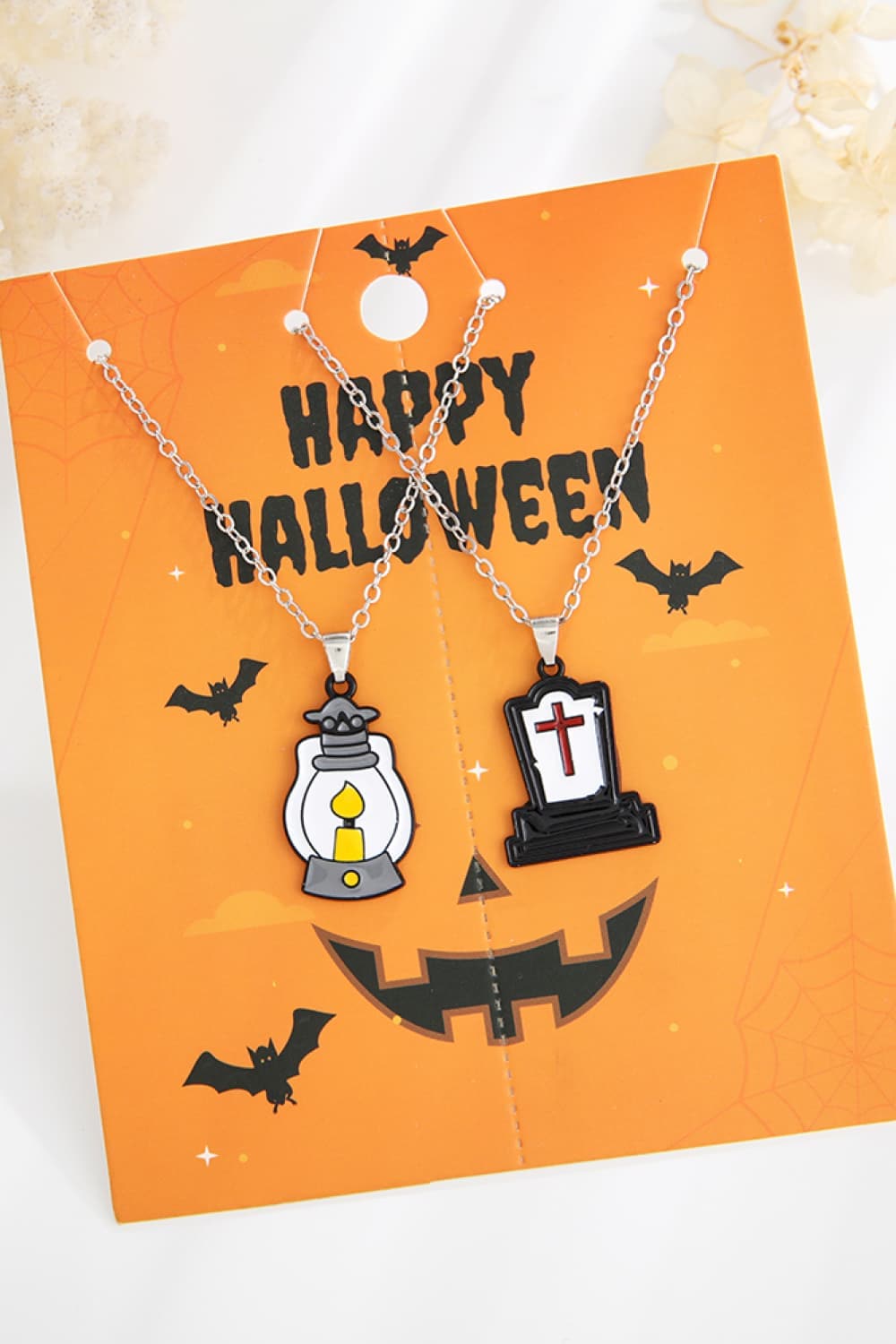 Spooky Charm Two-Piece Necklace Set