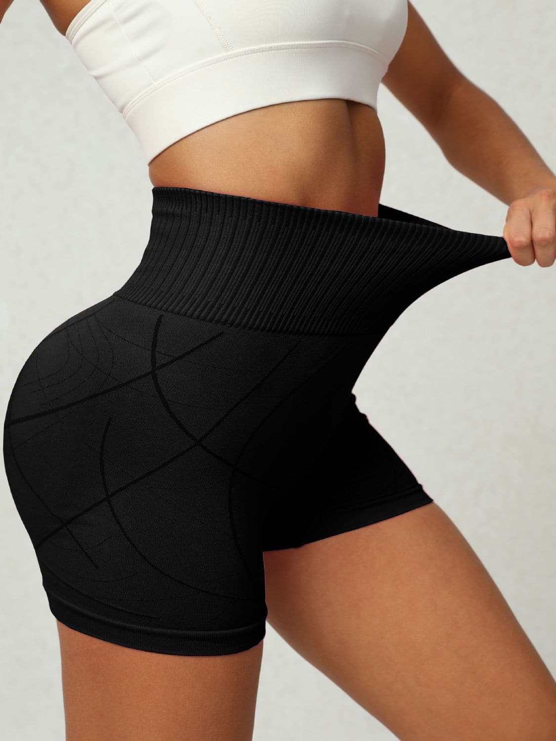 High Waist Active Shorts.