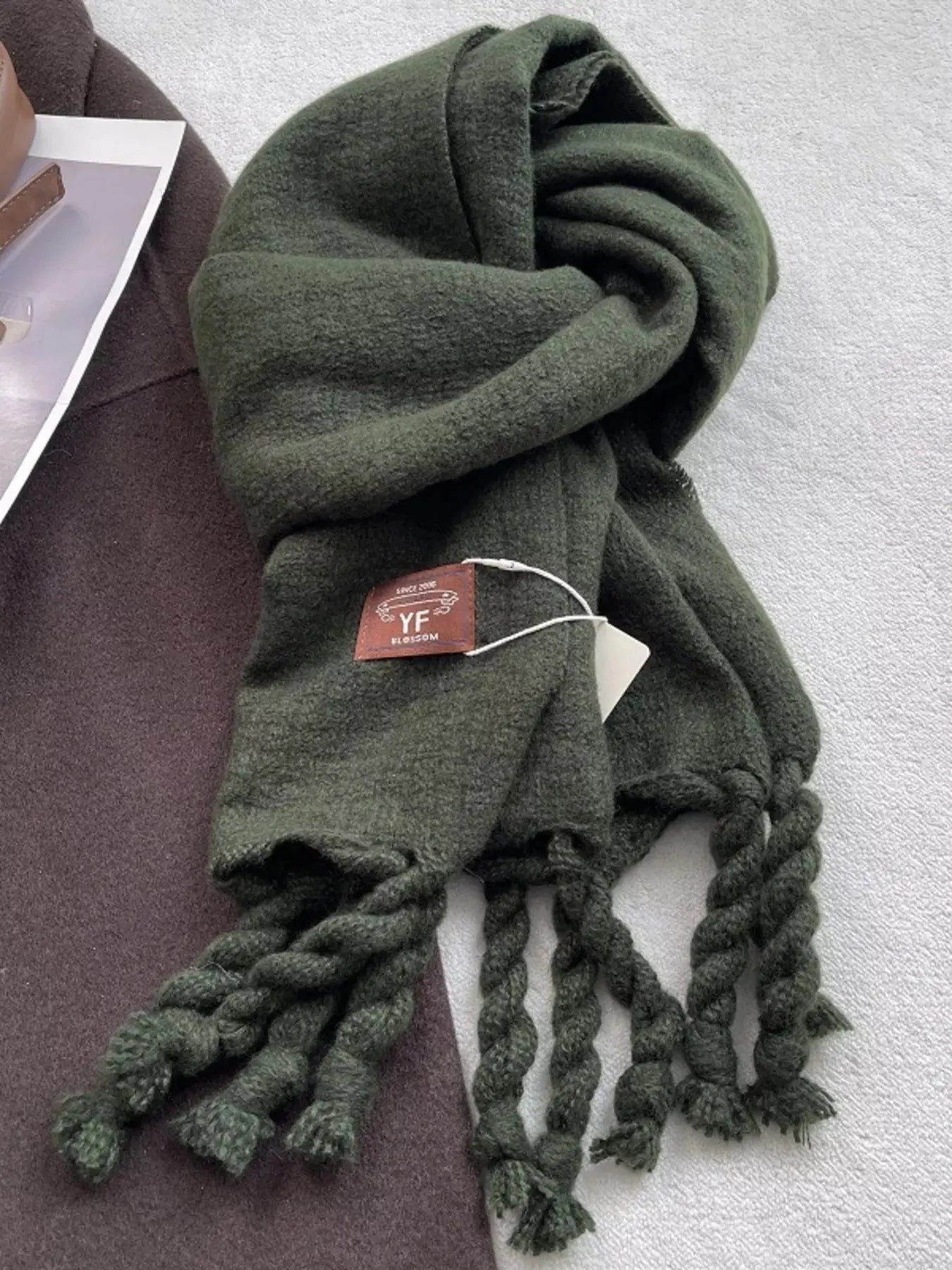 Knitted Tassel Scarf Simply Love