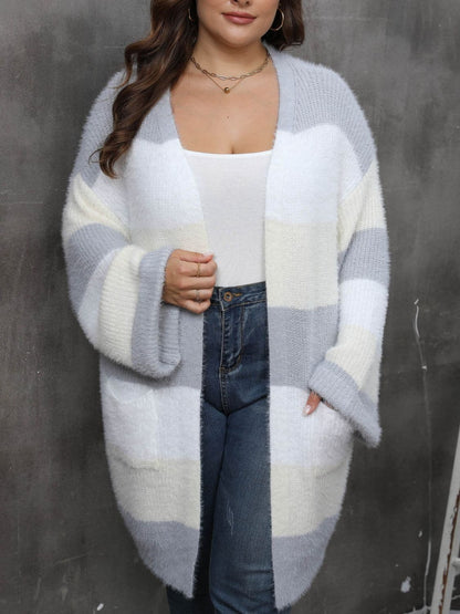 Cozy Plus Size Cardigan - 100% Acrylic