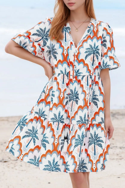 Simply Love: Flowy Palm Tree Dress