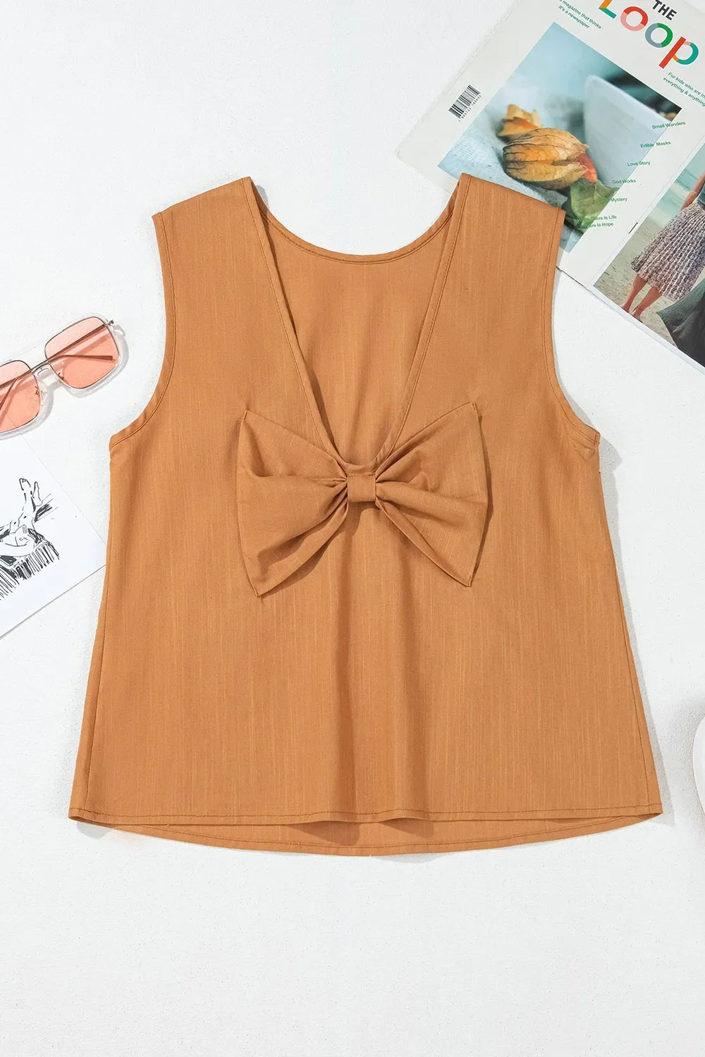 Simply Love: Bow Back Tank Top