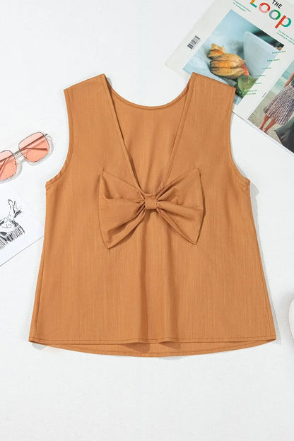Simply Love: Bow Back Tank Top