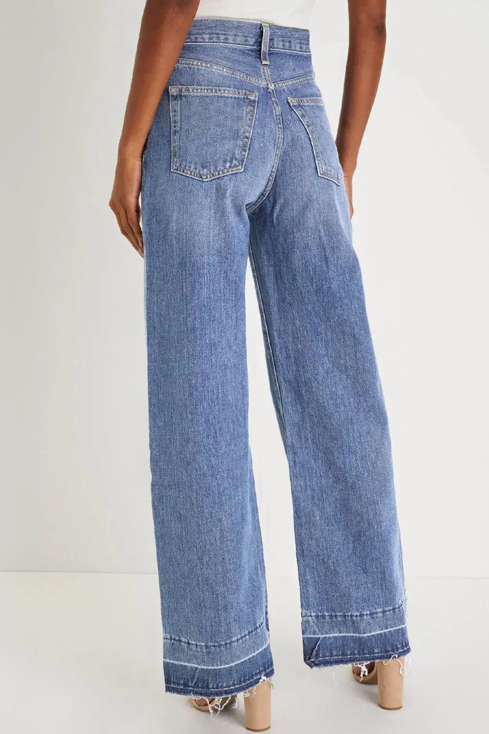 Wide Leg High Waist Jeans Simply Love