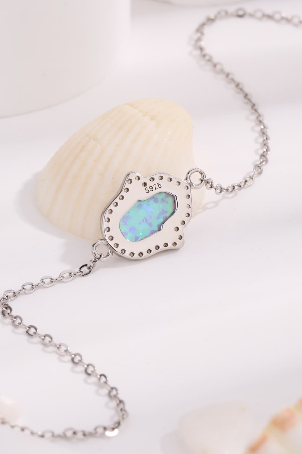 Opal 925 Sterling Silver Bracelet.