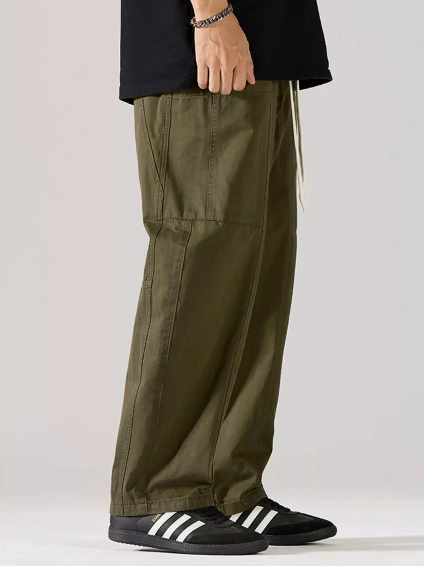 Men's Full Size Relaxed Fit Casual Pants Plus Size Simply Love