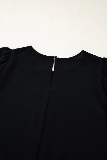 Simply Love: Scallop Trim Bow Dress