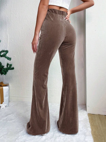 High Rise Bell Bottom Trousers