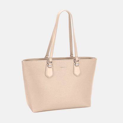 David Jones PU Leather Tote Bag.