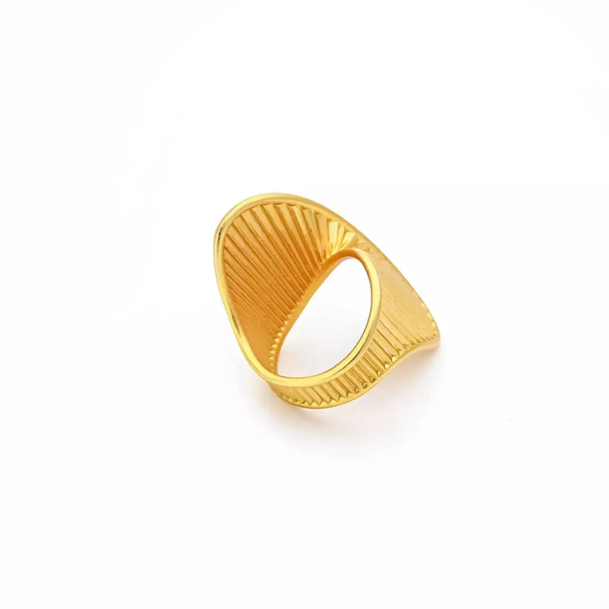 Irregular Twisted Texture Ring Simply Love