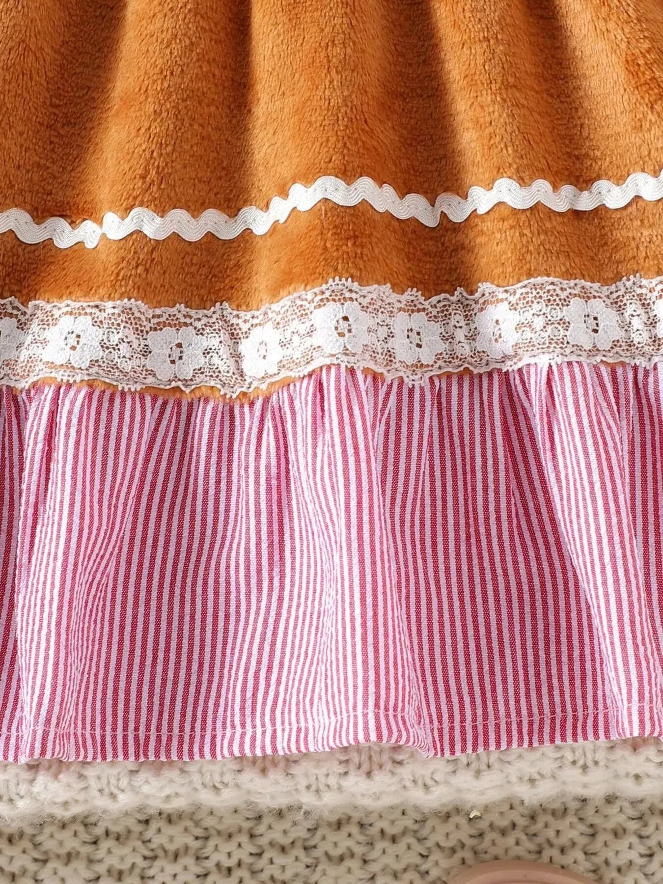 Children's Christmas Lace Detail Dress Simply Love