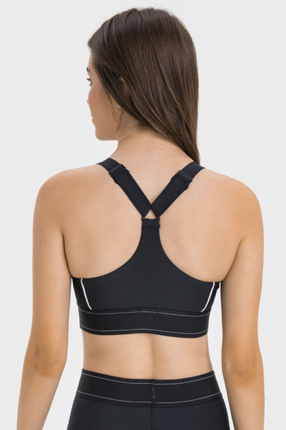 Contrast Sports Bra.