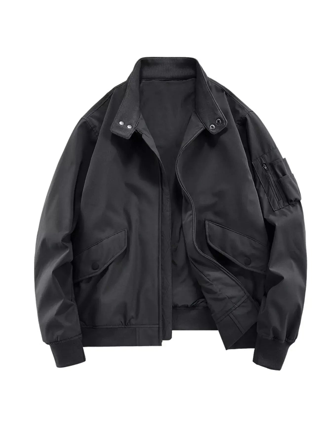 Men's Plus Size Casual Lightweight Zip Up Jacket Simply Love