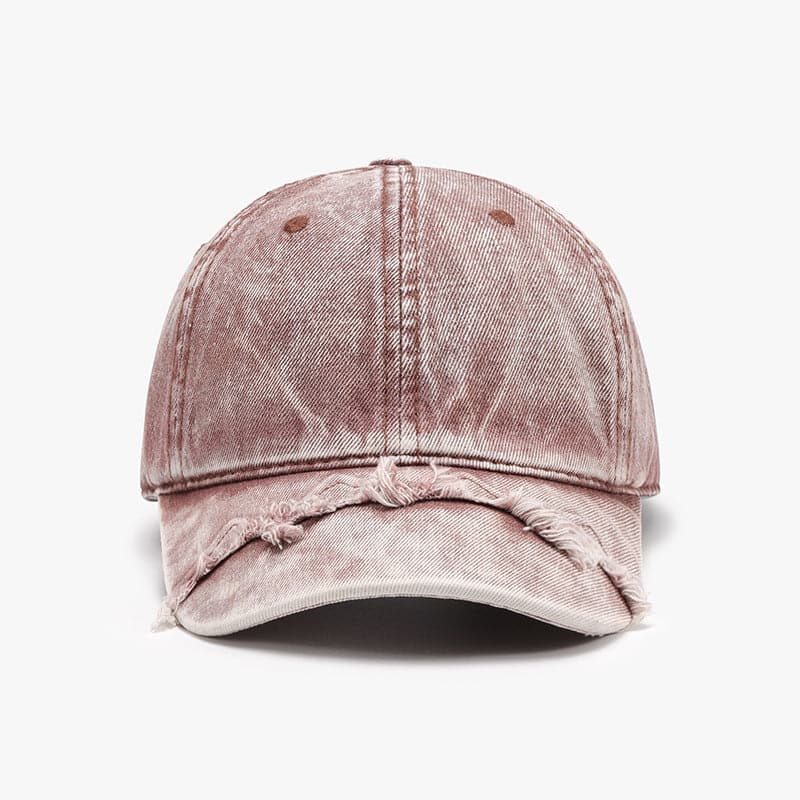 Fringe Adjustable Cotton Baseball Cap.