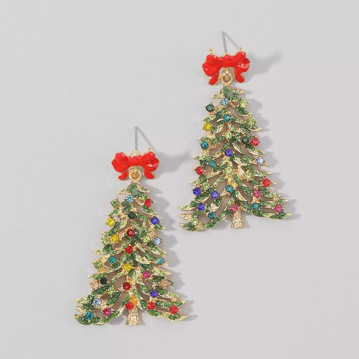 Christmas Tree Dangle Earrings Simply Love
