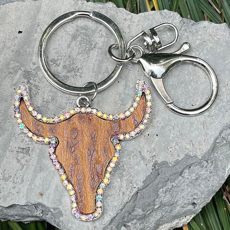 Bull Shape Key Chain.