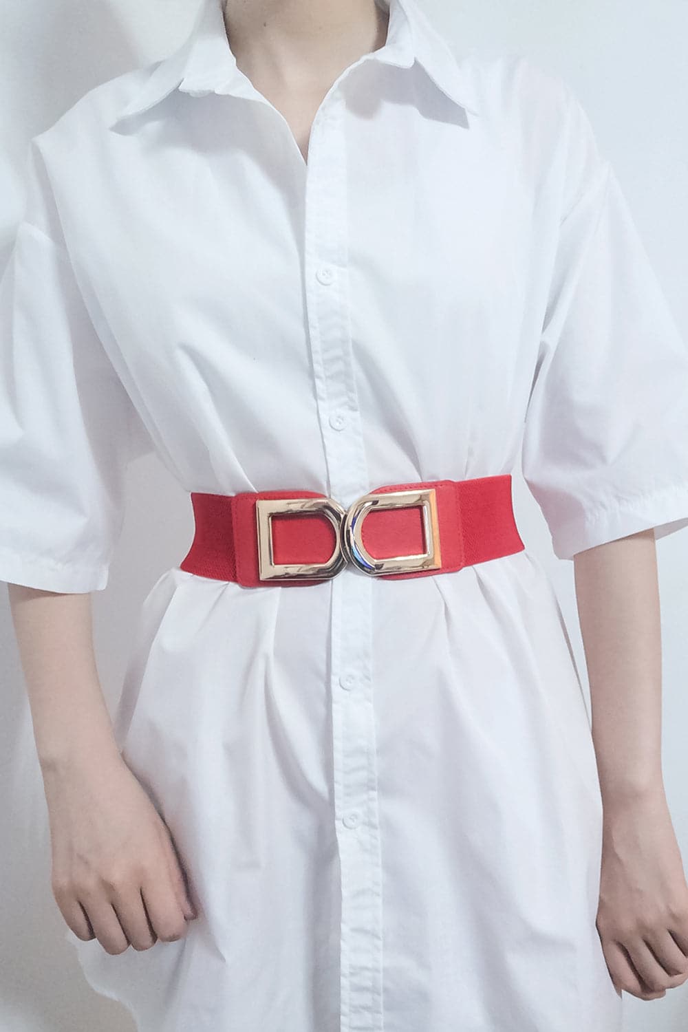 Double D Buckle PU Belt.