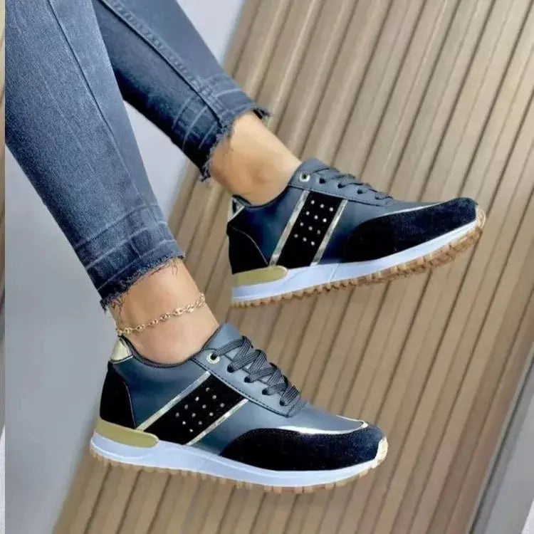 Round Toe Lace Up Athletic Simply Love