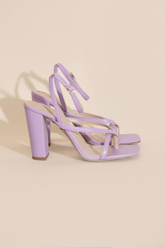 NILE-5 Thong Strappy Heels.