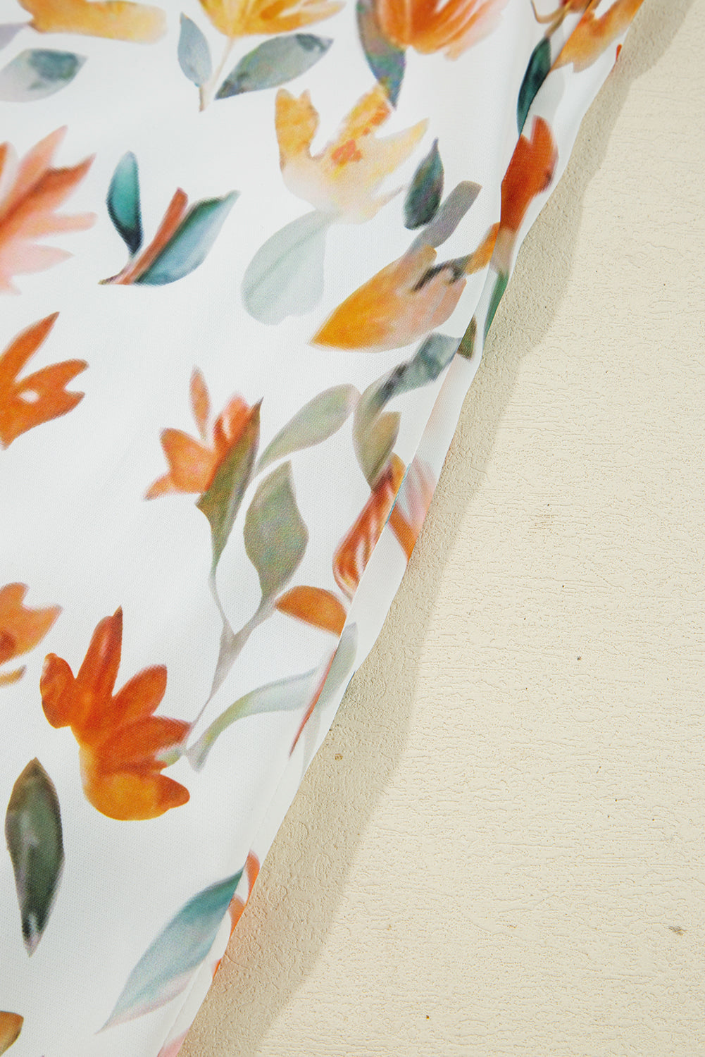 Yellow Floral Print Tie Neck Frilled Long Sleeve Mini Dress Dear-Lover Dropshipping