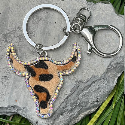 Bull Shape Key Chain.