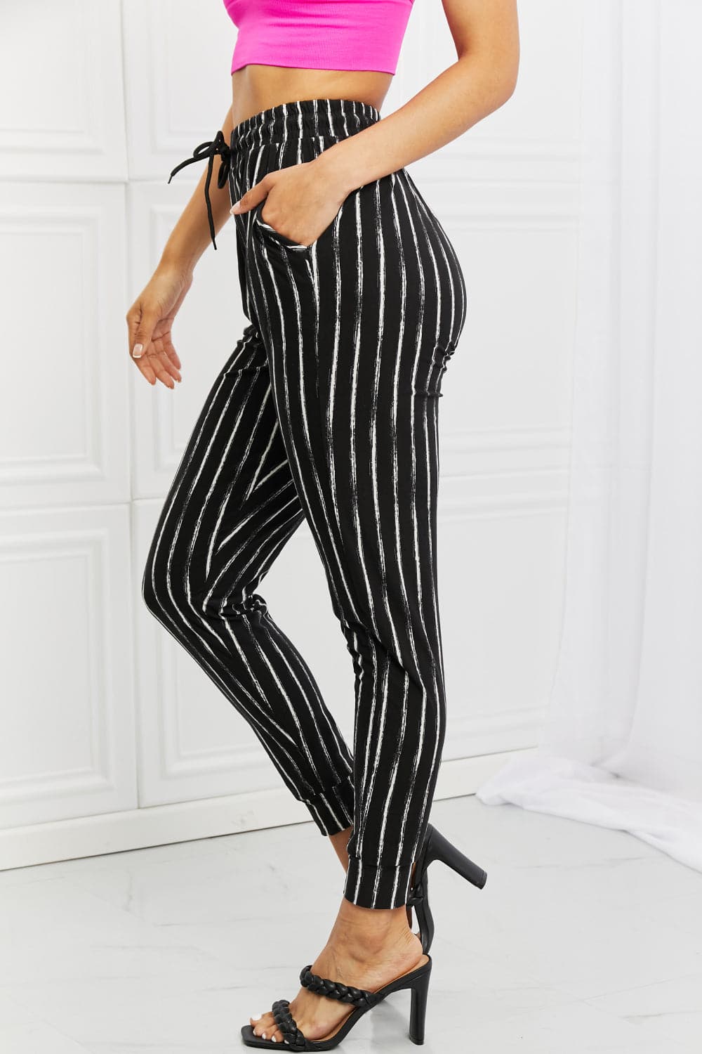 Leggings Depot Stay In Full Size Joggers.