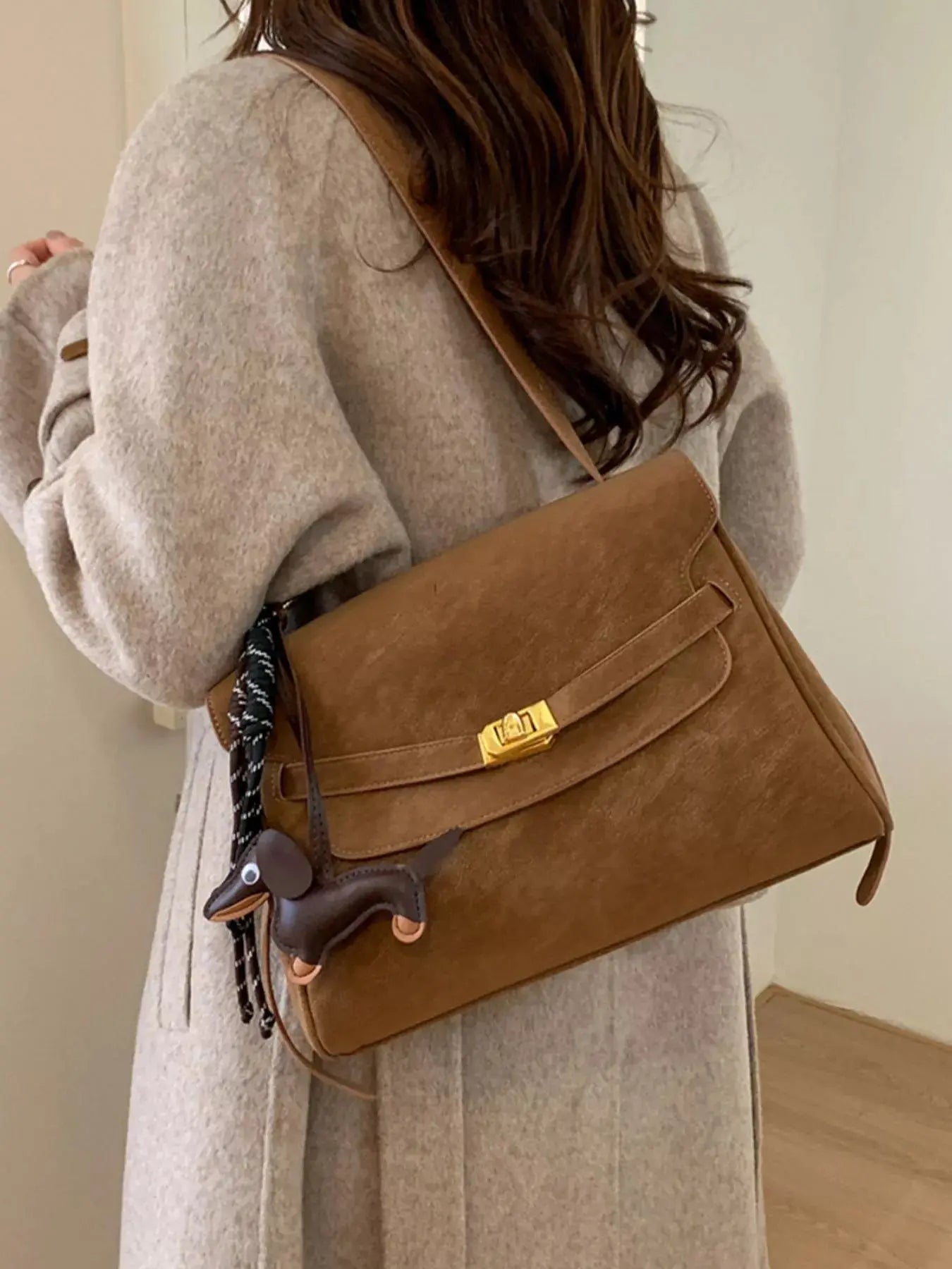 Buckle Shoulder Bag Simply Love