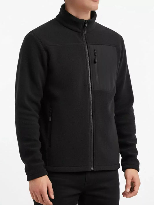Men's Plus Size Zip Up Long Sleeve Jacket Simply Love