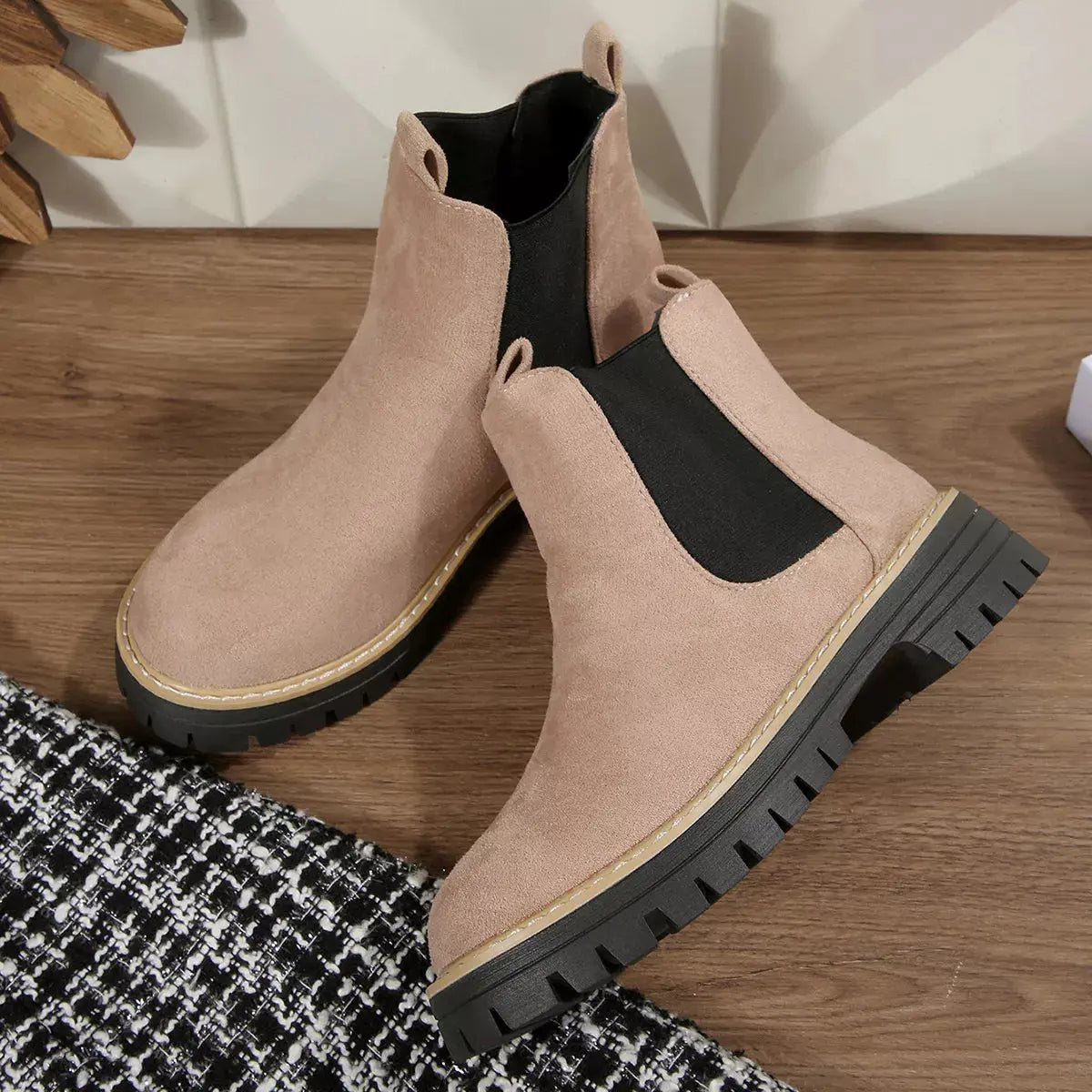 Round Toe Ankle Boots Simply Love